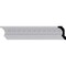 Ekena Millwork 3 1/8"H x 1 7/8"P x 3 5/8"F x 94 1/2"L Brightton Crown Moulding MLD03X01X03BR - alternate 1